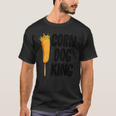 Mais Dog King Funny Fair Mais Hunde Feinschmecker T-Shirt (Vorderseite)