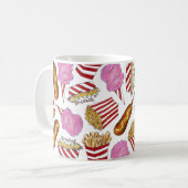 Mais Dog Popcorn Nacho Fries Cotton Candy Carnival Kaffeetasse (Vorderseite Links)