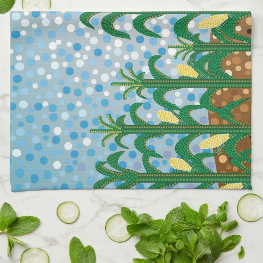 Mais-Feld Handtuch (Gefaltet)