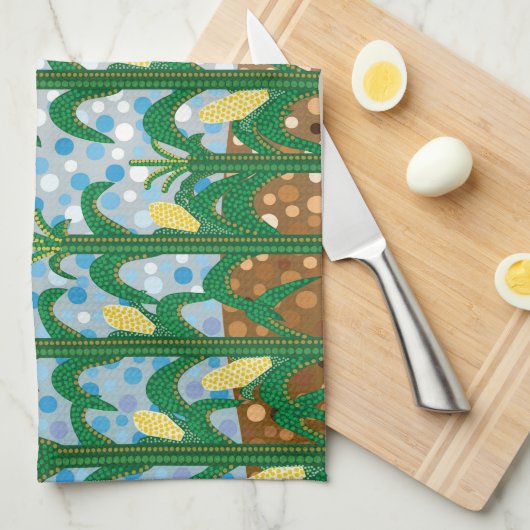 Mais-Feld Handtuch (Viertel Falte)