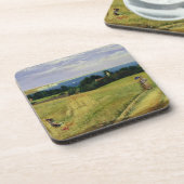 Mais-Feld in der Insel von Wight Untersetzer (Linke Seite)