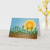Mais-Feld Karte (Gelbe Blume)