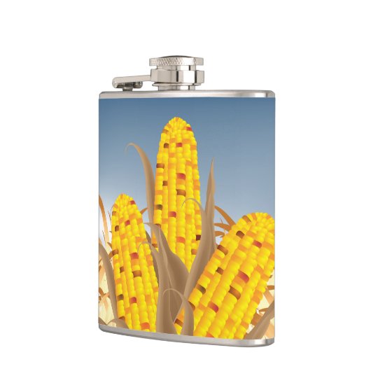 Mais-Flasche Flachmann (Links)