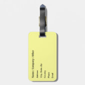 Mais Gepäckanhänger (Rückseite vertikal)