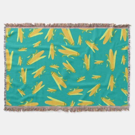 Mais im Cob-Muster Decke (Vorderseite)