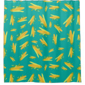 Mais im Cob-Muster Duschvorhang (Vorderseite)