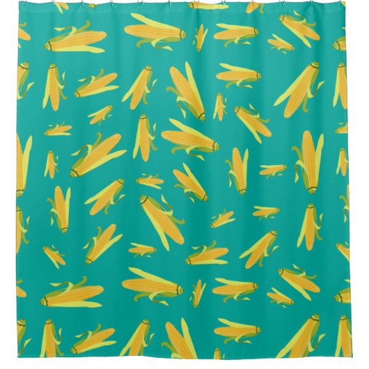 Mais im Cob-Muster Duschvorhang (Vorderseite)