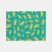 Mais im Cob-Muster Fleecedecke (Vorderseite (Horizontal))