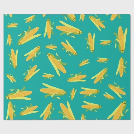 Mais im Cob-Muster Geschenkpapier (Flach)