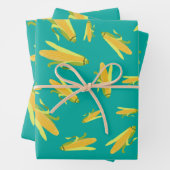 Mais im Cob-Muster Geschenkpapier Set (Beispiel)