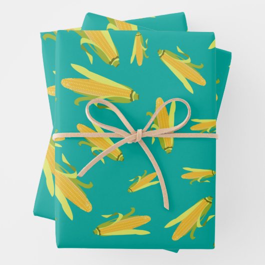 Mais im Cob-Muster Geschenkpapier Set (Beispiel)