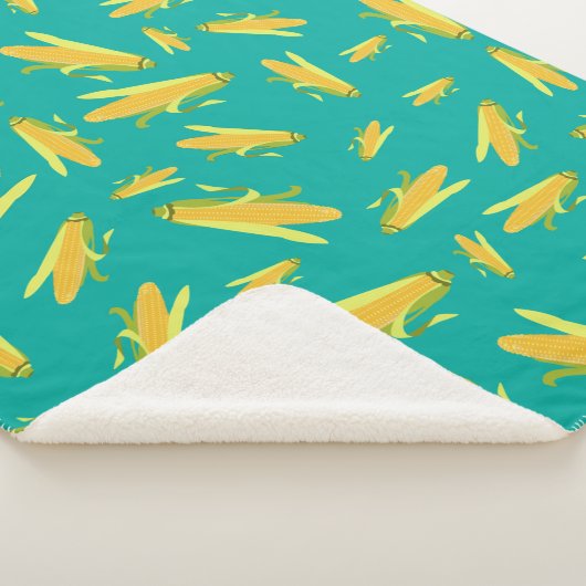 Mais im Cob-Muster Sherpadecke (3/4)