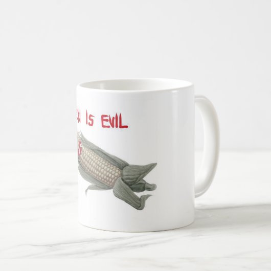 Mais ist evil2 kaffeetasse (VorderseiteRechts)