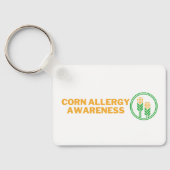 Mais ist in allem Allergiebewusstsein Schlüsselanhänger (Rückseite)