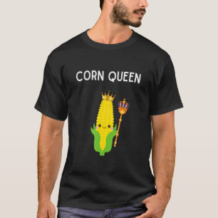 Mais-Königinnen-Shirt Frauen Lustiges Mais-Königin T-Shirt