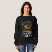 Mais-Labyrinth-Crew Mais-Landwirt Sweatshirt (Vorne ganz)