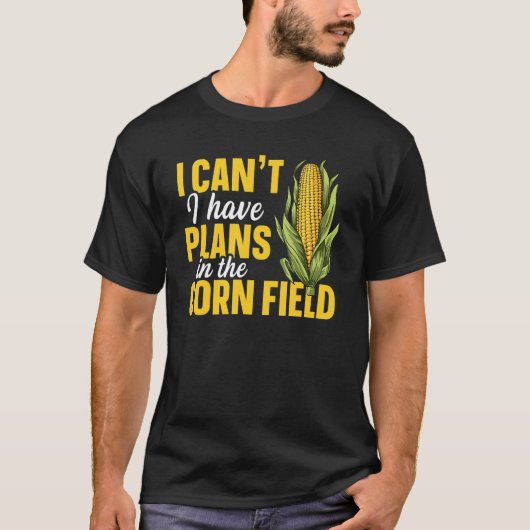 Mais Landwirtschaft für Zuckermais T-Shirt (Vorderseite)