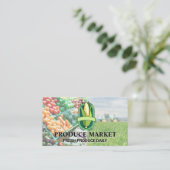 Mais | Lebensmittelgeschäft Herstellung Stand-Visi Visitenkarte (Stehend Vorderseite)