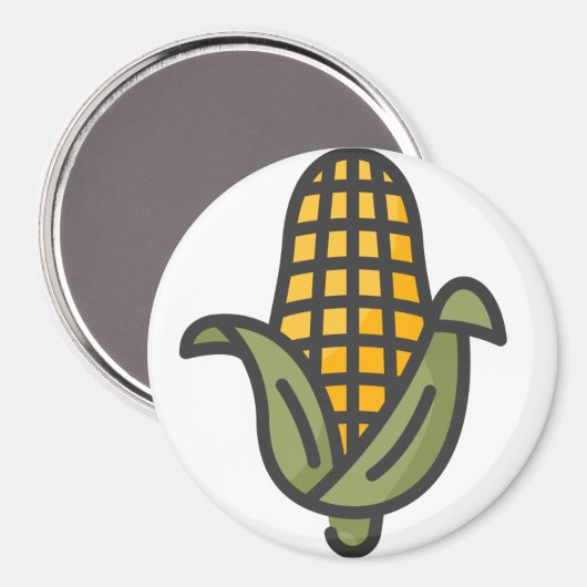 Mais Magnet (Vorderseite/Rückseite)