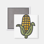 Mais Magnet (Vorderseite/Rückseite)