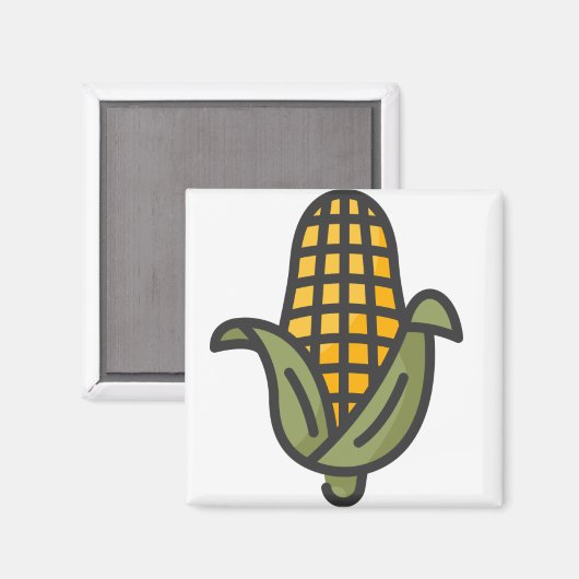 Mais Magnet (Vorderseite/Rückseite)