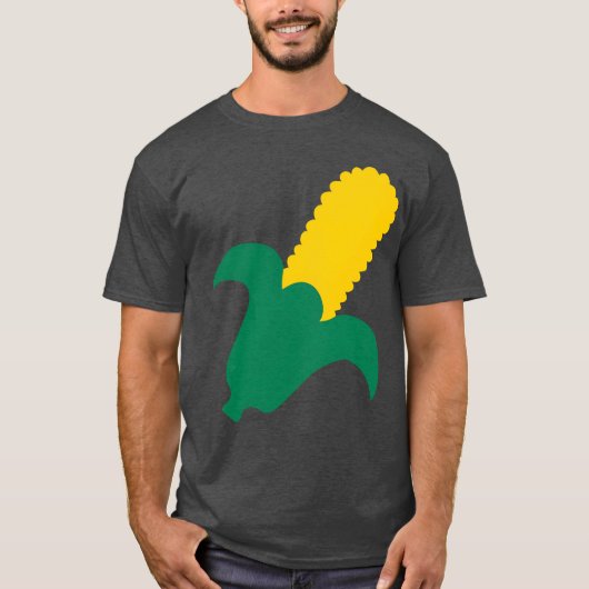 Mais Maiskolben Bauer Landwirtschaft Gemüse Essen  T-Shirt (Vorderseite)