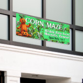 Mais Maze Fall Saison Farm Fun Zeichen Banner (Äußeres Gebäude)