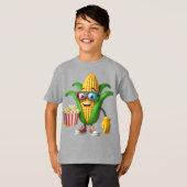 Mais mit Popcorn T-Shirt (Vorne ganz)