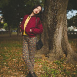 Mais oder Indischer Mais Gemustert Brown Leggings<br><div class="desc">Diese Leggings sind perfekt für Herbst und Erntedank. Das gesamte Muster zeigt meine Illustrationen von indischem Mais oder Feuerstein in reichen Herbstfarben. Die Grafik ist Set vor einem schokoladenbraunen Hintergrund.</div>
