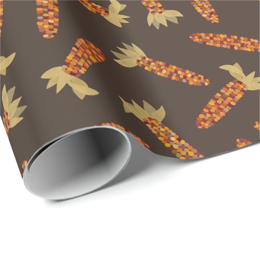 Mais oder indischer Maisfall Geschenkpapier (Rolleneckpunkt)