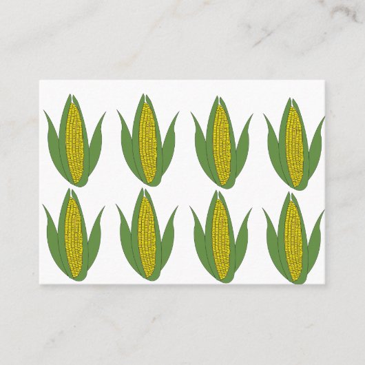 Mais Pflanze Mais GemüsebaumMais Visitenkarte (Vorderseite)