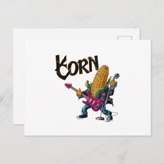 Mais Postkarte (Vorne/Hinten)