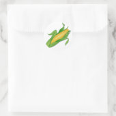 Mais Runder Aufkleber (Tasche)