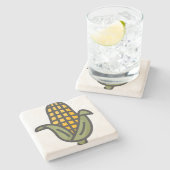 Mais Steinuntersetzer (Seitenansicht)