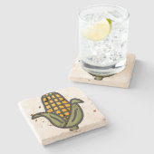 Mais Steinuntersetzer (Seitenansicht)