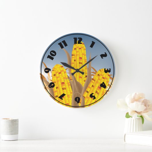 Mais-Uhr Große Wanduhr (Zuhause)