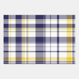 Mais und Blauer Geschenkverpackung 3 Packungen  Geschenkpapier Set