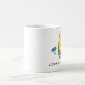 Mais-Verstopfung im Toilette Punny Spaß Kaffeetasse (Mittel)