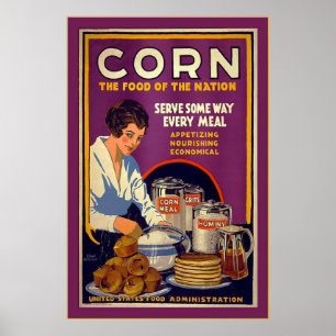 Mais~Vintage Erster Weltkrieg Poster