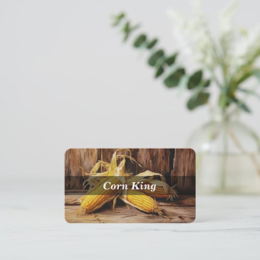 Mais Visitenkarte (Stehend Vorderseite)