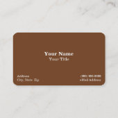 Mais Visitenkarte (Rückseite)