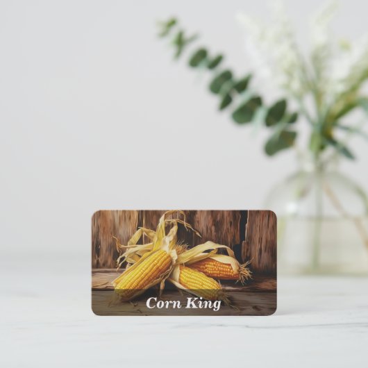 Mais Visitenkarte (Stehend Vorderseite)