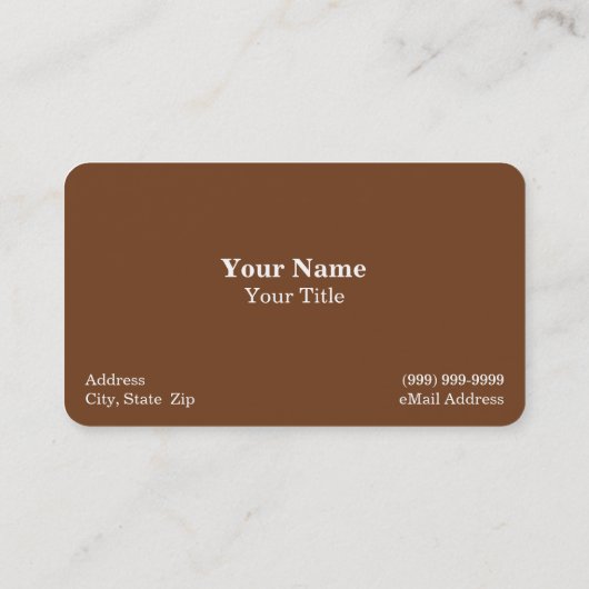 Mais Visitenkarte (Rückseite)