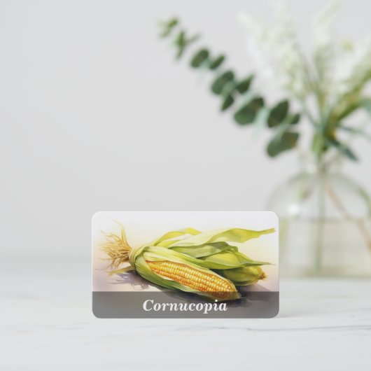 Mais Visitenkarte (Stehend Vorderseite)