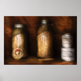 Mais, Yams und Haferflocken Poster