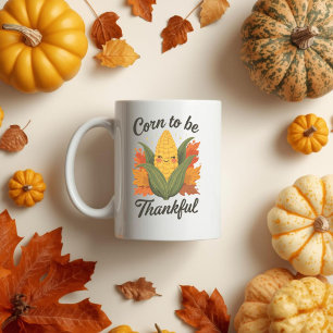 Mais zu danken - Mais auf dem Cob-Erntedank Kaffeetasse