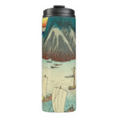 Maisaka, Japan: Vintage Holzblock-Printwerbung Thermosbecher (Vorderseite)