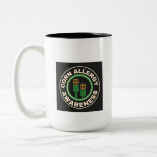 Maisallergie Zweifarbige Tasse