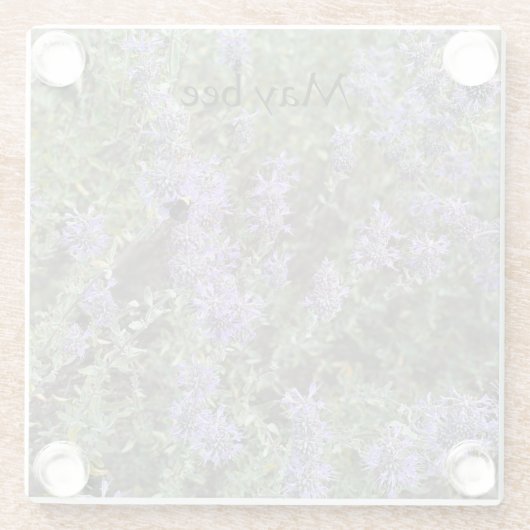 Maisbiene Glasuntersetzer (Rückseite)