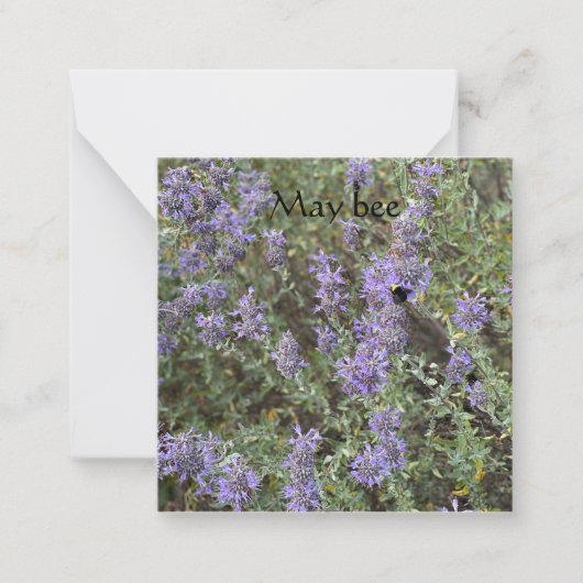 Maisbiene Mitteilungskarte (Vorderseite)